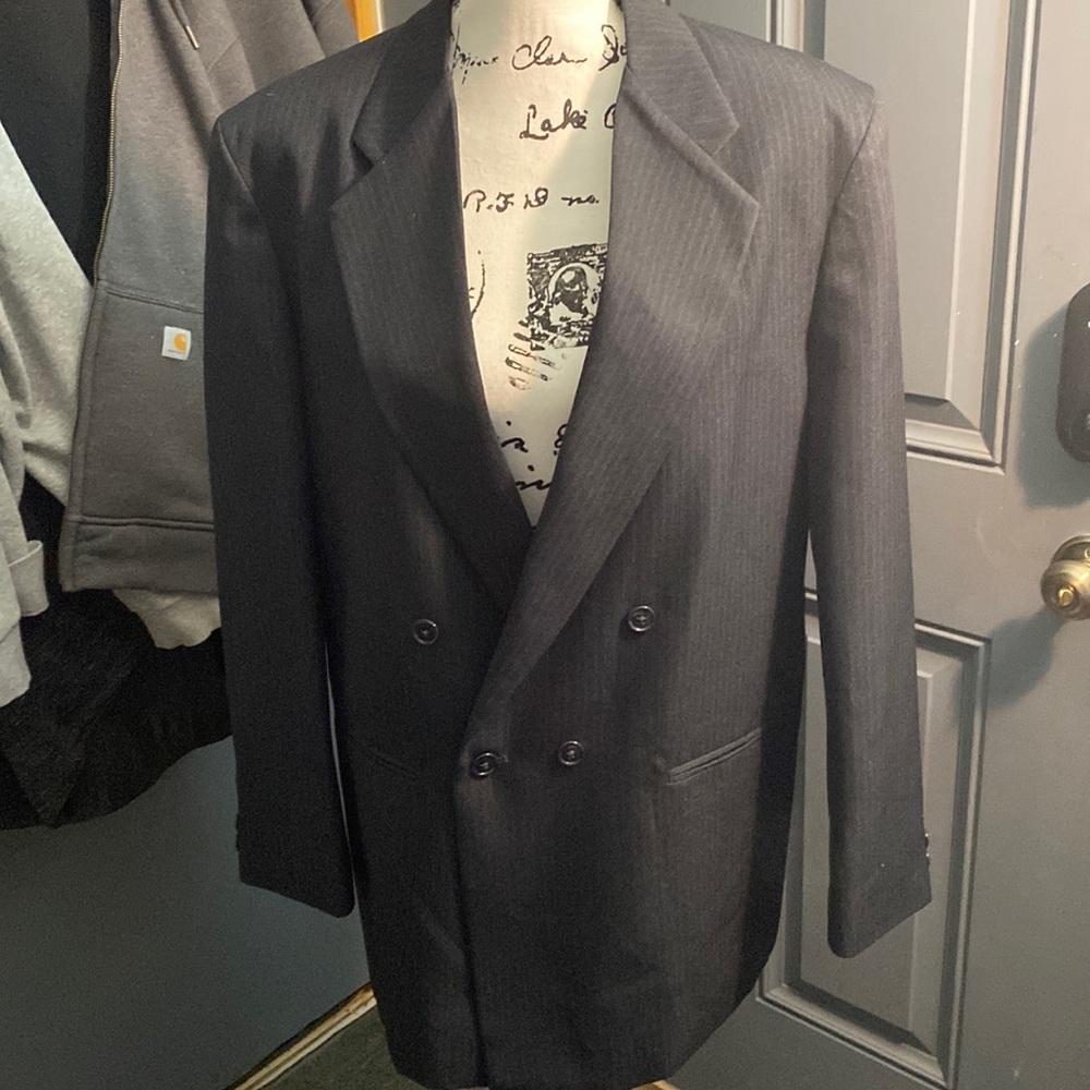 Youth size 20 dark blue pinstripe suit new with tags